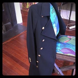 Women’s black Ralph Lauren wool coat petite